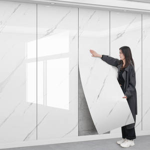 <span class=keywords><strong>วอลเปเปอร์</strong></span>ลายหินอ่อน IXPE หนา, แผ่นผนังกันน้ำแบบมีเท็กซ์เจอร์ 3 มิติ สำหรับอพาร์ทเมนต์ - Product Image 2