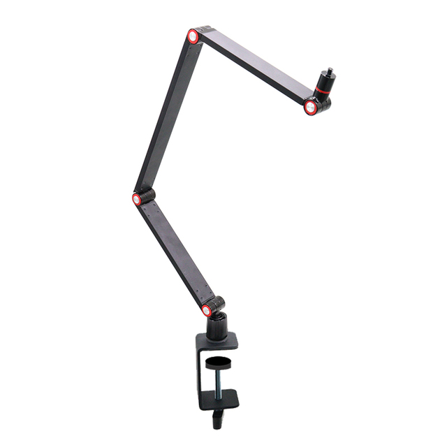 Professional Heavy Duty Microphone Boom Arm 360° Rotating Adjustable Mic Stand Suspension Scissor Arm for Gaming Streaming