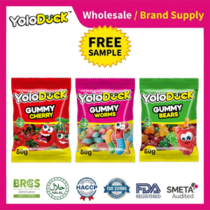 Bonbons Halal Yoloduck Trade Assurance en vrac, bonbons gélifiés éclatants, meilleurs bonbons pour les fournitures de fête de remise des diplômes - Product Image 1