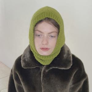 Venta caliente Pullover Warm Knitted <span class=keywords><strong>Trapstar</strong></span> Beanie Hat Sombreros cálidos de invierno para mujeres Sombreros de pasamontañas de color sólido - Product Image 3