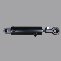 Cylindre hydraulique de basculement à double effet en acier chromé dur personnalisé pour tracteur-chargeur, pression 28 MPa, garantie 1 an