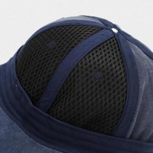 Casquette de baseball en coton lavé de haute qualité, broderie 3D réglable, personnalisable, pour homme, vente en gros, en stock - Product Image 6