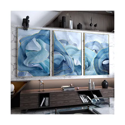 Factory direct HD Printing Acrylic Wall Art Home Decor 5d Wall Painting Modern Abstract Crystal Porcelain Painting