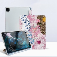 Étui magnétique personnalisé de haute qualité en TPU transparent et cuir pour iPad Pro 11 pouces (7e, 8e, 9e génération) et iPad Air 3 (10,2 pouces)