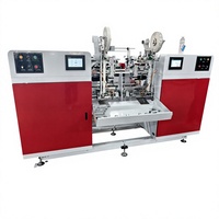 Machine à fabriquer des sacs poubelle à grande vitesse à double moteur servo, 2 lignes, HSLJ-400X2G