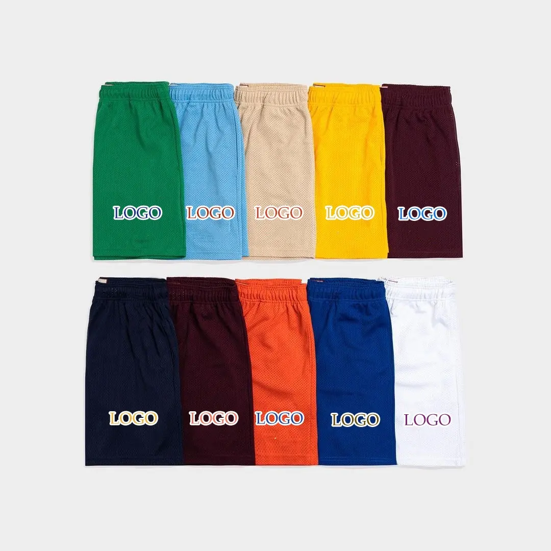 Шорты Qiuting мужские укороченные из полиэстера, сетчатые баскетбольные штаны с пользовательским логотипом, Короткие штаны с принтом, большие размеры, на лето