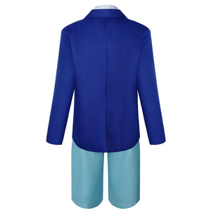 Costume de cosplay Conan, chemise blanche, short bleu, nœud papillon rouge, tenue de jeu de rôle pour enfants de 8 à 13 ans - Product Image 2