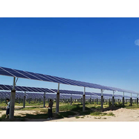 Instalación de Paneles Solares Fotovoltaicos, Estructura de Montaje de Módulos Solares Completa, Techo Plano, Techo Inclinado, Sistema de Seguimiento de un Solo Eje