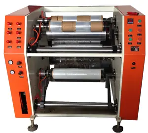 Máquina de rebobinamento de folha de filme plástico elétrico automático de tecnologia mais recente