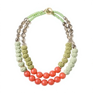 Collier de luxe fait main multicolore en pierres précieuses, perles élégantes pour femme, idéal pour les fêtes, cadeaux, bijoux en gros - Product Image 5