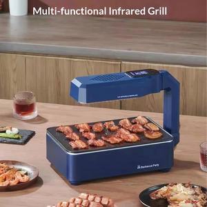 Korean Style Infrared Barbecue <strong>Grill</strong> with LCD Touch Control Low Smoke Multi-Use Design 10-Year Warranty Household Electric <strong>Grill</strong> - Product Image 2