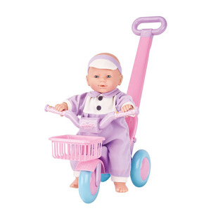 Jouet poupée bébé 15 pouces, vinyle <span class=keywords><strong>reborn</strong></span>, vélo, bicyclette, vélo, pour fille, vente en gros, - Product Image 2