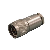 Connecteur coaxial RF mâle droit 50 ohms, type N, étanche IP67, boîtier en laiton pour câble coaxial LMR400, antenne 50 ohms