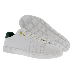 Zapatos K-Swiss Court 66 para Hombre Color: Blanco/Verde Posy |   100% Auténtico - Product Image 3