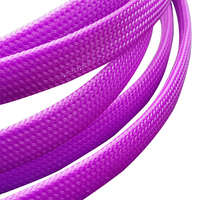 Funda de cable trenzado extensible PET, Protector de cable, tubo de telar de alambre automotriz, envoltura de malla, protección de funda de cable