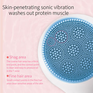 Brosse nettoyante pour le visage IXP7 Sonic Mini 3-en-1, étanche, électrique, exfoliante, vibrante, pour le nettoyage du visage, massage pour les lèvres et les mains - Product Image 4