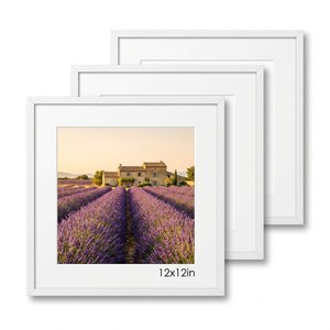 <span class=keywords><strong>Cornice</strong></span> Fotografica Rettangolare in Legno Nera Economica ed Ecologica HOMCO 8x8 12x12 A1-A16 24x24 <span class=keywords><strong>20x20</strong></span> in MDF - Product Image 5