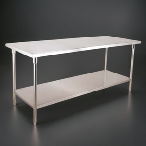 Stainless Steel <strong>Butcher</strong> Chicken Fish Cleaning Work Prep <strong>Table</strong> for Use in Hotel Kitchen Food Processing Bakery De Pour Restaurant - Product Image 3