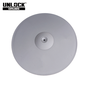 UNLOCK Professional 20" Silicone Jazz Drum E-Cymbal Drum Heads TD/<strong>DTX</strong> Series (5ms Response) CY-20RH/G Shock-resistant Non-Slip - Product Image 1
