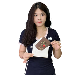 Carte de Noël Creative Pliant Gratitude Bénédiction Carte Message Petite Carte Invitation D'<span class=keywords><strong>anniversaire</strong></span> Des Enfants - Product Image 6