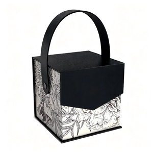 Kotak Kertas Kaku Berlapis Laminasi Mengkilap Bentuk Berbeda Buatan Tangan yang Dapat Disesuaikan dengan Penutup Magnetik untuk Kemasan Hadiah - Product Image 4