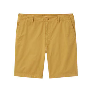 Pantalones cortos ligeros de mezcla de lino con cierre de cremallera para hombre, de secado rápido, para la playa, alternativa a los bañadores, pantalones cortos casuales de verano para nadar. - Product Image 1