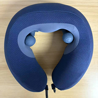 Masseur électrique sans fil pour le cou et les épaules, à usage domestique et en voyage, avec fonction de chauffage, pétrissage par impulsions, fonction musicale, alimentation USB, en ABS