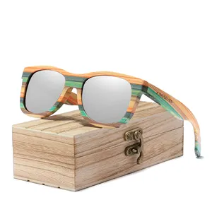 KINGSEVEN очки для мужчин Поляризованные полный кадр бамбука ручной работы, солнцезащитные очки для мужчин, солнцезащитные очки с деревянной оправой, женские оригинальные солнцезащитные очки оттенки 5915