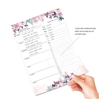 Bloc de Notas Magnético de Papel, 52 Semanas, en Inglés, Desprendible, Lista de Compras, Planificador, Regalo