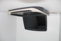 Reproductor de DVD abatible motorizado de 15,6 pulgadas, Monitor de techo de autobús, Monitor MP5 con pantalla de vídeo USB.