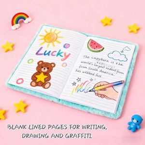 Promotional Personalized Bulk High Quality Fur Notebook Eco Friendly Luxury Linen Customized <b>Journal</b> for School - Product Image 5