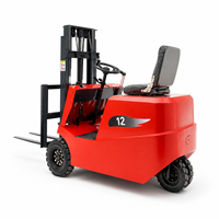 Chariot élévateur électrique à 3 roues avec batterie au lithium, certifié CE, pour opération en allée étroite, chariot élévateur pour entrepôt en vente