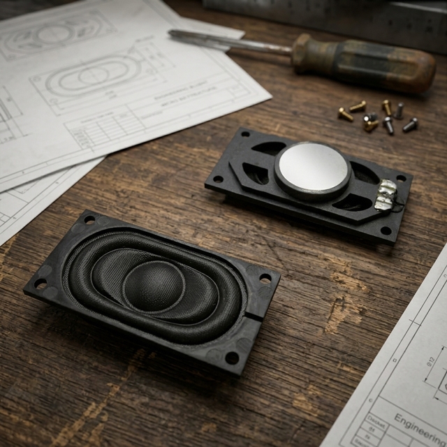 High Quality Professional Mini Passive Full Internal Flat Speaker Parts Portable for Outdoor Activities