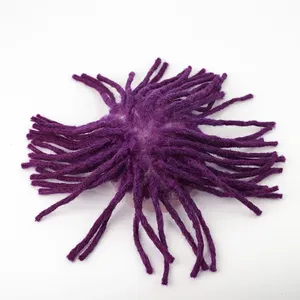 Pleine dentelle <span class=keywords><strong>homme</strong></span> pièce coloré <span class=keywords><strong>violet</strong></span> <span class=keywords><strong>cheveux</strong></span> longs pour <span class=keywords><strong>homme</strong></span> noir dreadlocks <span class=keywords><strong>cheveux</strong></span> - Product Image 1