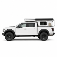 Nouvelle caravane pliable pour pick-up, économique, design imperméable, pour le camping en plein air, capacité 2-4 personnes