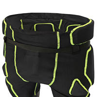 Short de football américain YOUNGSON pour homme, avec ceinture ajustable, 5 coussinets de compression, moulé en 3D et respirant