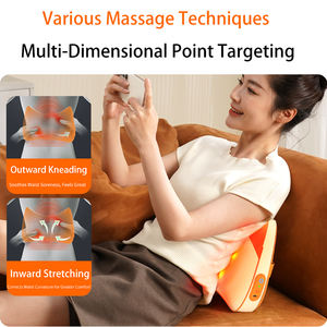 2025 <span class=keywords><strong>CE</strong></span> certificado portátil calefacción eléctrica masajeador de espalda Venta caliente Shiatsu cuello amasado almohada para masaje de cuello de hombro - Product Image 4