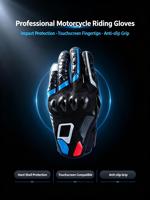 Sarung Tangan Berkendara Motor Anti Selip Tahan Lama Unisex Full Finger Perlindungan UV Tahan Abrasi untuk Sepeda Motor Trail ATV Bersepeda