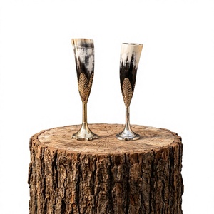 Mug/Tasse en corne de bambou écologique, léger, portable, lavable au lave-vaisselle, avec couvercle, pour bière, vin, boissons, style américain, idéal pour le camping de luxe - Product Image 2