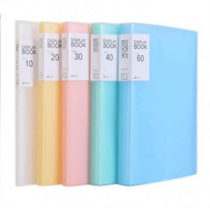 Carpeta de Presentación con Bolsillos Transparentes de Plástico, Carpeta de Archivos A4 con 10/30/40/60/80/100 Bolsillos para Documentos - Product Image 1