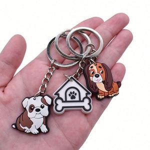 Promotion <b>Personalized</b> Key Chains 3d Logo Custom Made Shaped Design Anime Dog PVC Soft Rubber <b>Keychain</b> - Product Image 2
