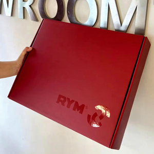 Boîtes d'expédition de vêtements personnalisées recouvertes d'un film mat avec impression à effet UV, emballages cadeaux pour envoi postal - Product Image 5