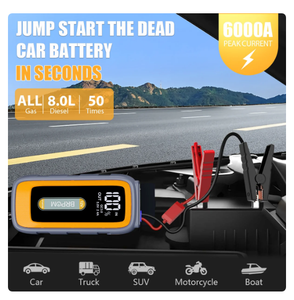 Gooloo Avviatore di Emergenza Wireless 3000A con Corrente di Picco, Power Bank e Strumento di Emergenza per Moto e Auto - Avvio Affidabile e Potente - Product Image 6