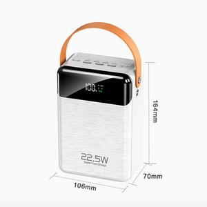 Batería Externa Portátil M-Queen Personalizada de 80000mAh con Pantalla LED, Carga Rápida PD de 22.5W 5V3A, Alta Capacidad para Laptop, Salida de 65W - Product Image 2