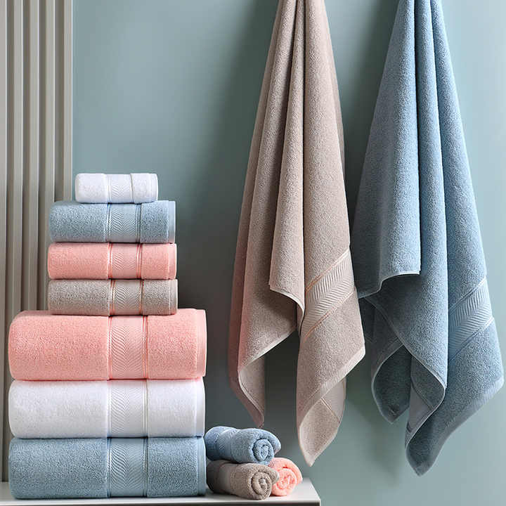 5 Star Hotel Luxury Bath Towel Set Face Hand Large Bath Home Towels ...