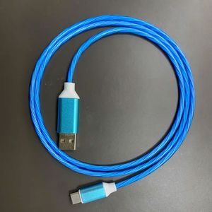 Flowing Light Charging Mobile Phone <b>Cable</b> Charger Wire LED Micro <b>USB</b> Type C <b>USB</b> Charge Cord - Product Image 5