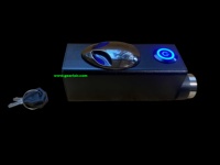 Dispositif laser portable extérieur IPG 90W, lumière de positionnement verte coaxiale, alliage d'aluminium anodisé noir, base de lentille M22, Type-C 45
