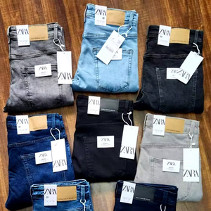 <span class=keywords><strong>Jeans</strong></span> da <span class=keywords><strong>Uomo</strong></span> Stile Coreano Slim Fit, <span class=keywords><strong>Pantaloni</strong></span> Lunghi in Denim Elasticizzato Disponibili all'Ingrosso - Product Image 1
