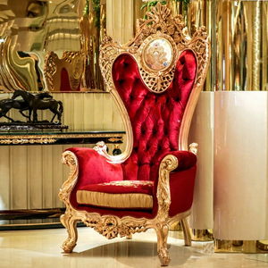 Phong Cách Châu Âu Nhung Pháp Công Chúa Cao Trở Lại Ghế Sofa Đơn Cho Đám Cưới Tổ Chức Sự Kiện Ăn Uống-Bền Thương Mại Đồ Nội Thất Cao - Product Image 2