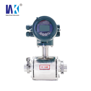 식품 등급 1.5 "트라이 클램프 4-20mA RS485 펄스 포도 와인 맥주 액체 메디더 드 꼬리 SS304 DN50 우유 자기 유량계 - Product Image 1